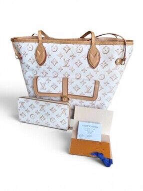 Louis Vuitton Ltd Edition Fall for You Neverfull MM, Pouch, Zippy Wallet Set NWT